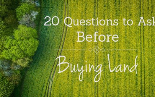20 questions to ask when buying land