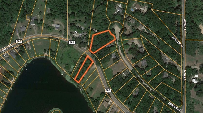 land with lake frontage for sale