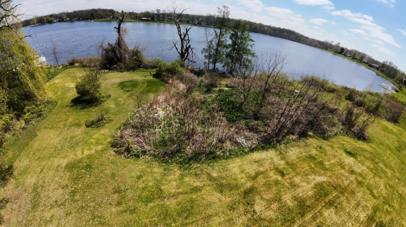 buildable waterfront lot in East Leroy MI